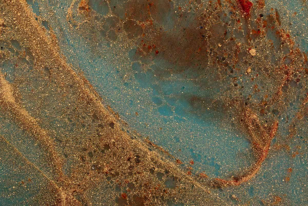 Flourishing - Original Diptych on Metal