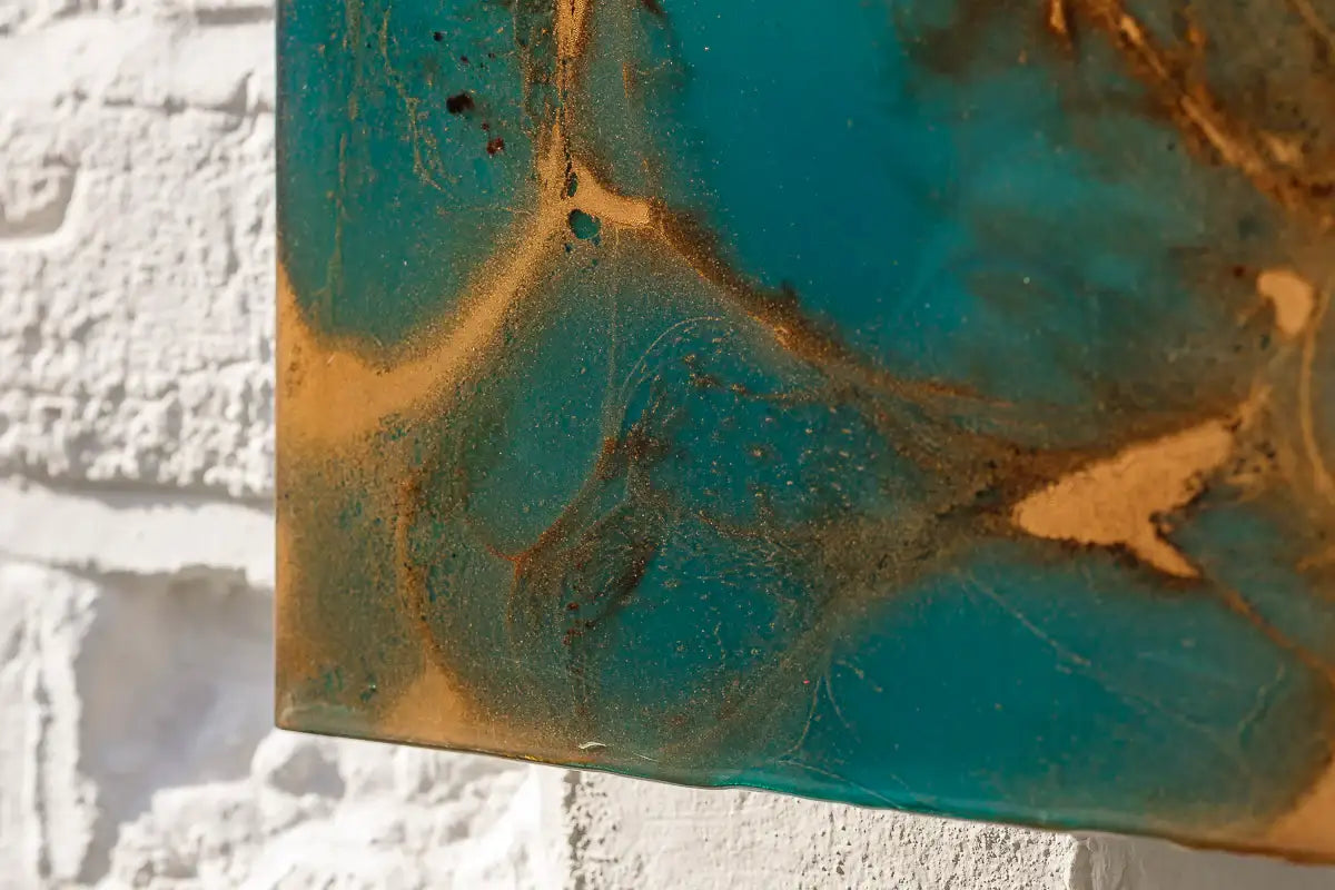 Flourishing - Original Diptych on Metal