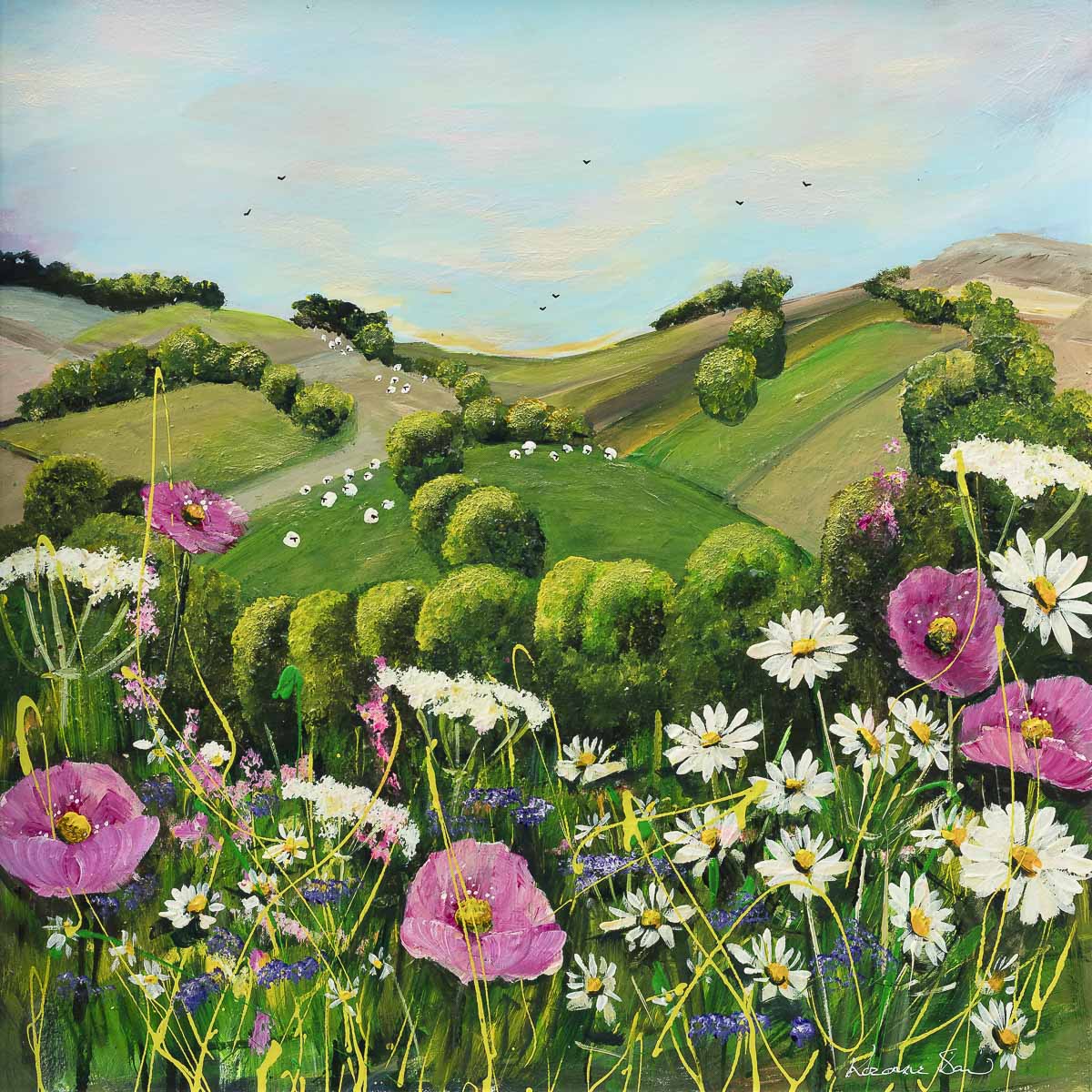 Flowers Are The Stars Of The Earth - Original