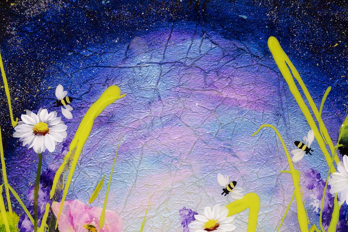 Flowers and Bees - Original