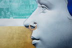 Gold / Teal Queen - Original Print