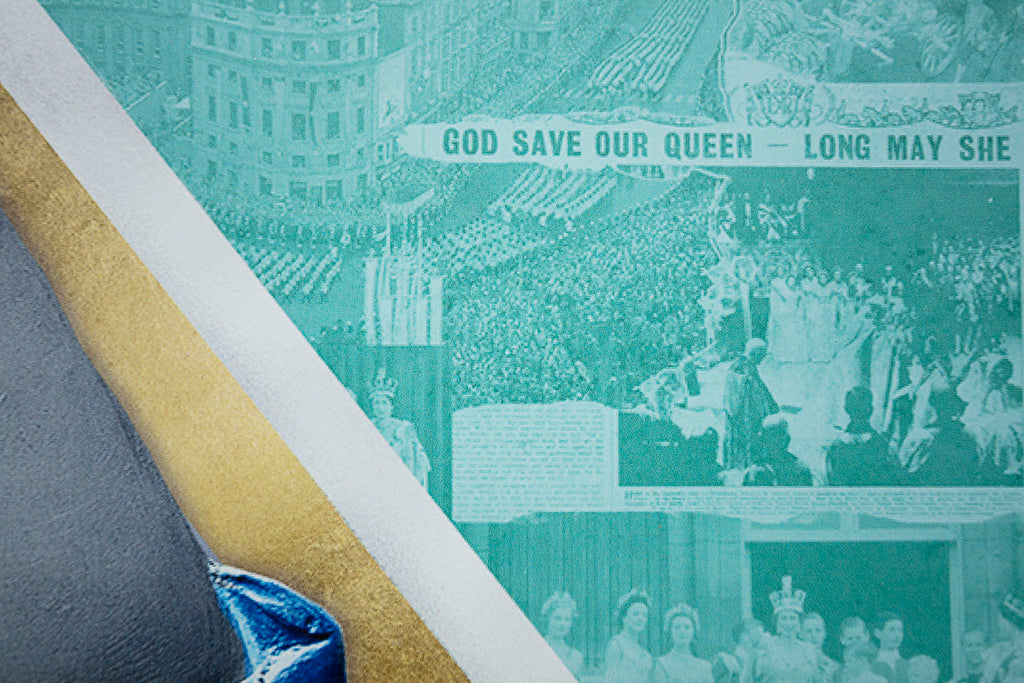 Gold / Teal Queen - Original Print