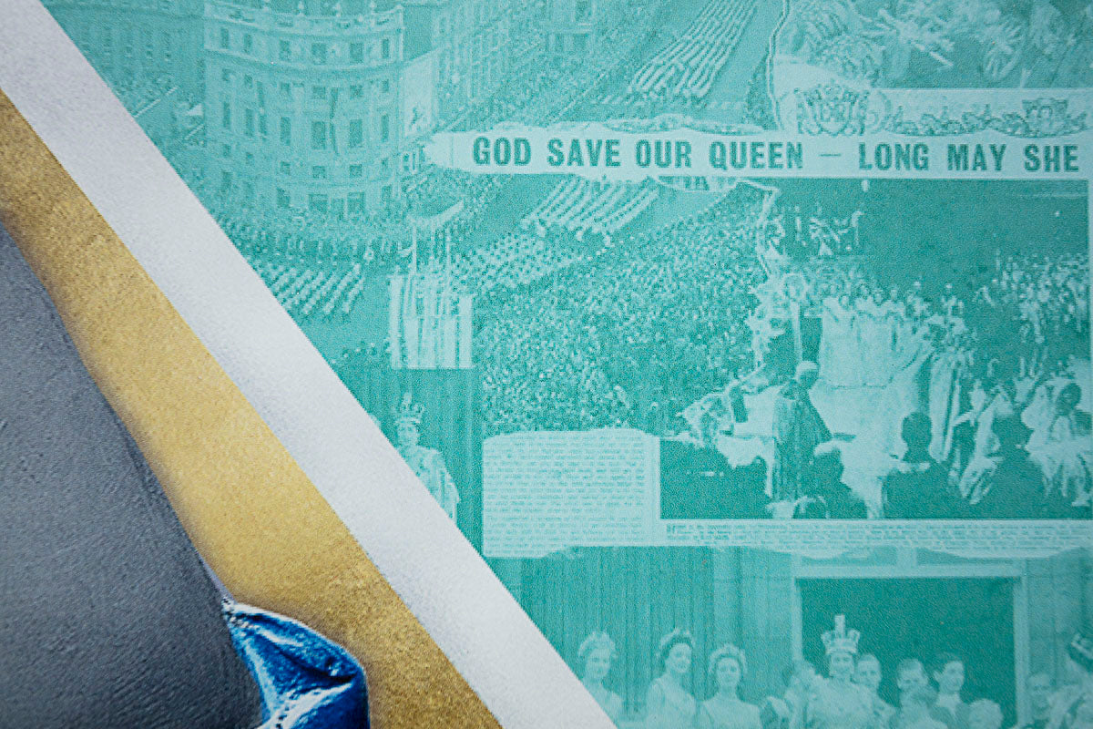 Gold / Teal Queen - Original Print