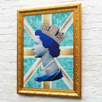 Gold / Teal Queen - Original Print