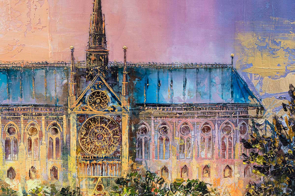 Golden Glow Of Notre Dame - Original