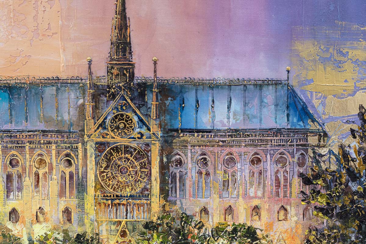 Golden Glow Of Notre Dame - Original