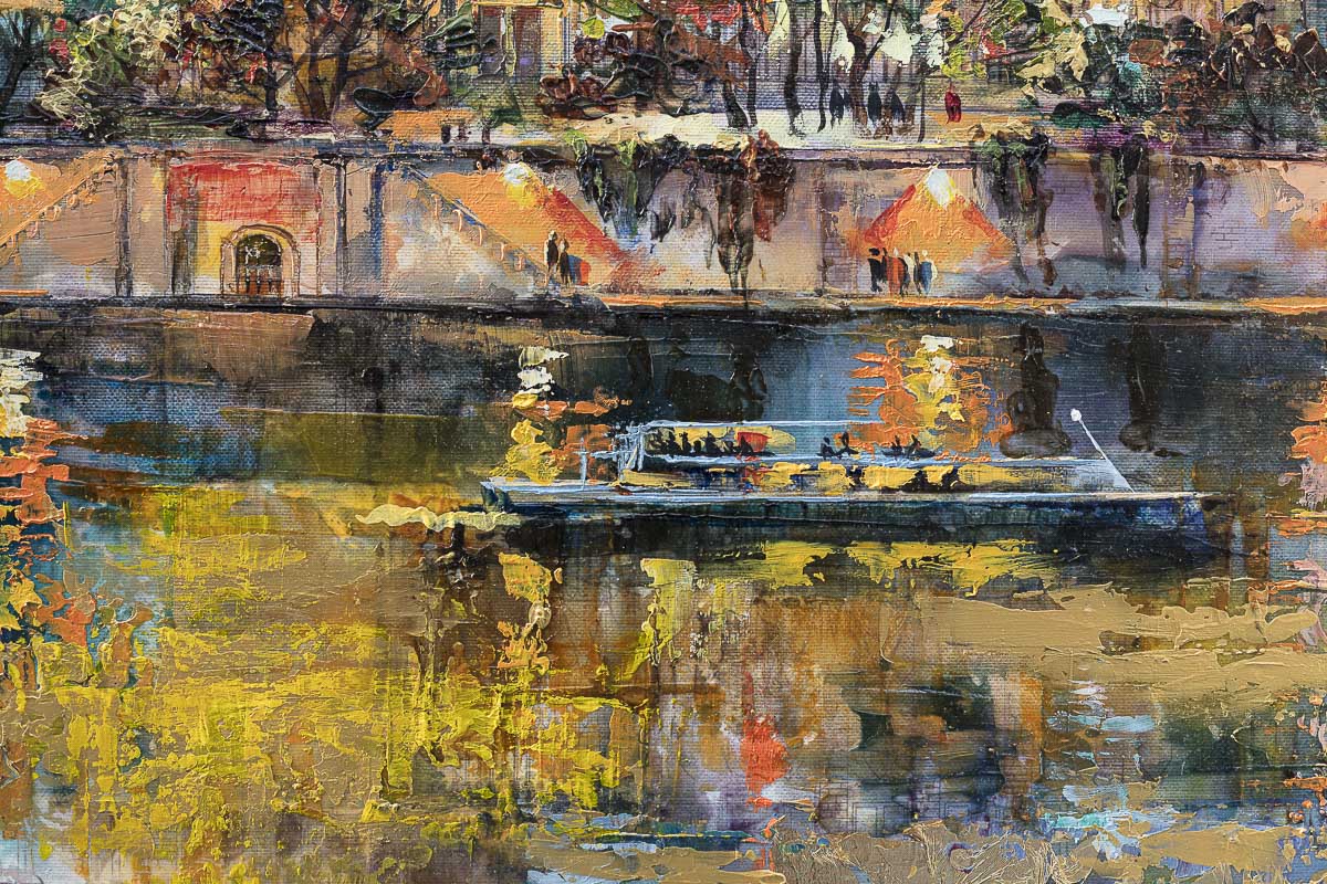 Golden Glow Of Notre Dame - Original