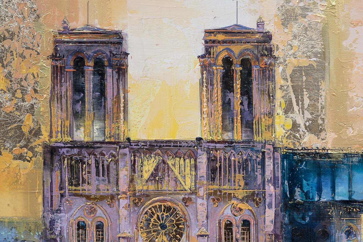 Golden Glow Of Notre Dame - Original