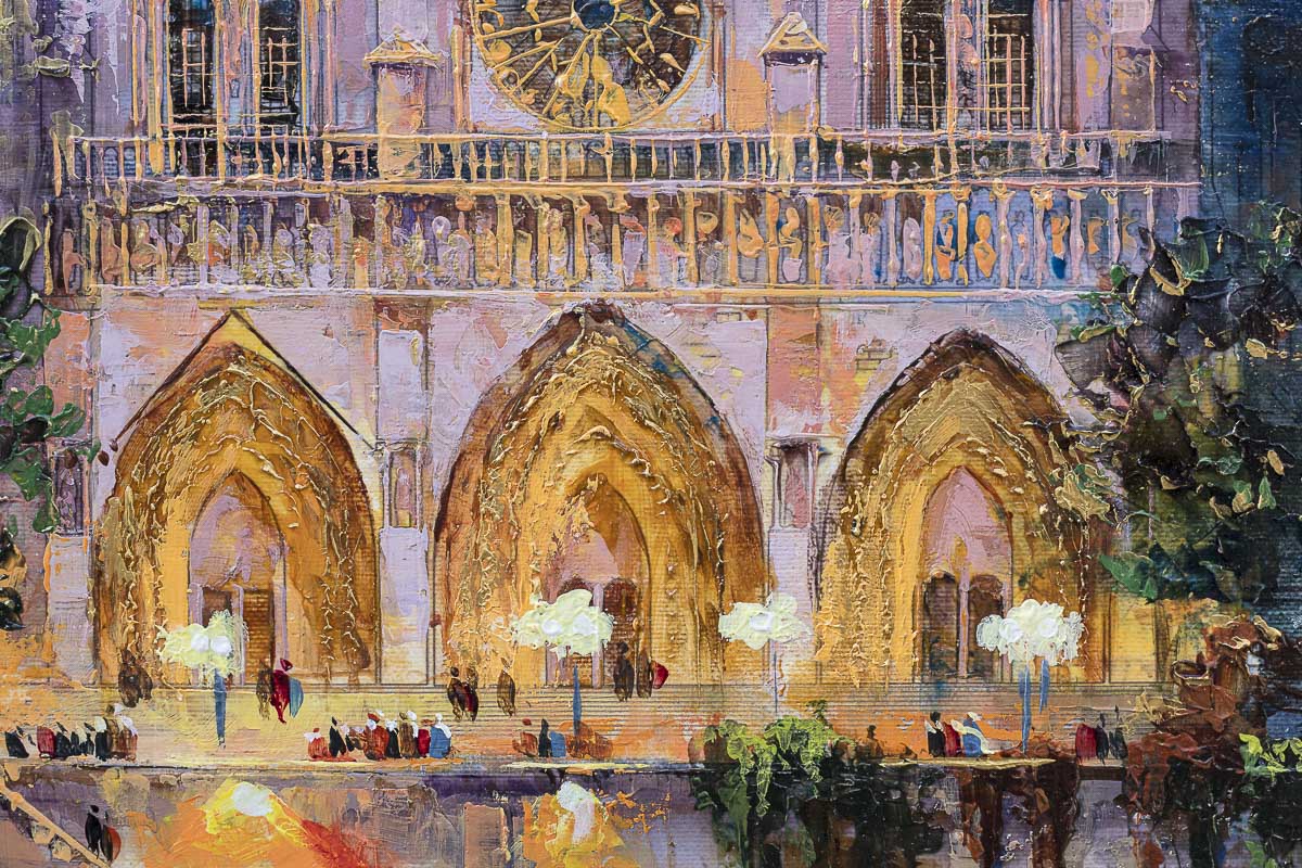 Golden Glow Of Notre Dame - Original
