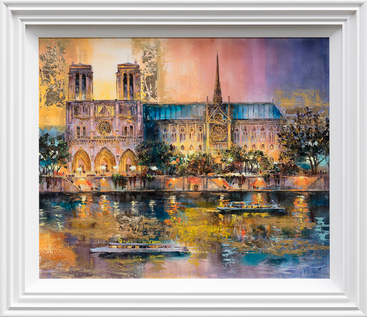 Golden Glow Of Notre Dame - Original