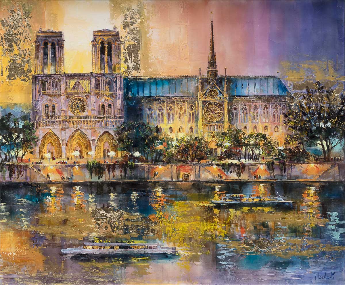 Golden Glow Of Notre Dame - Original
