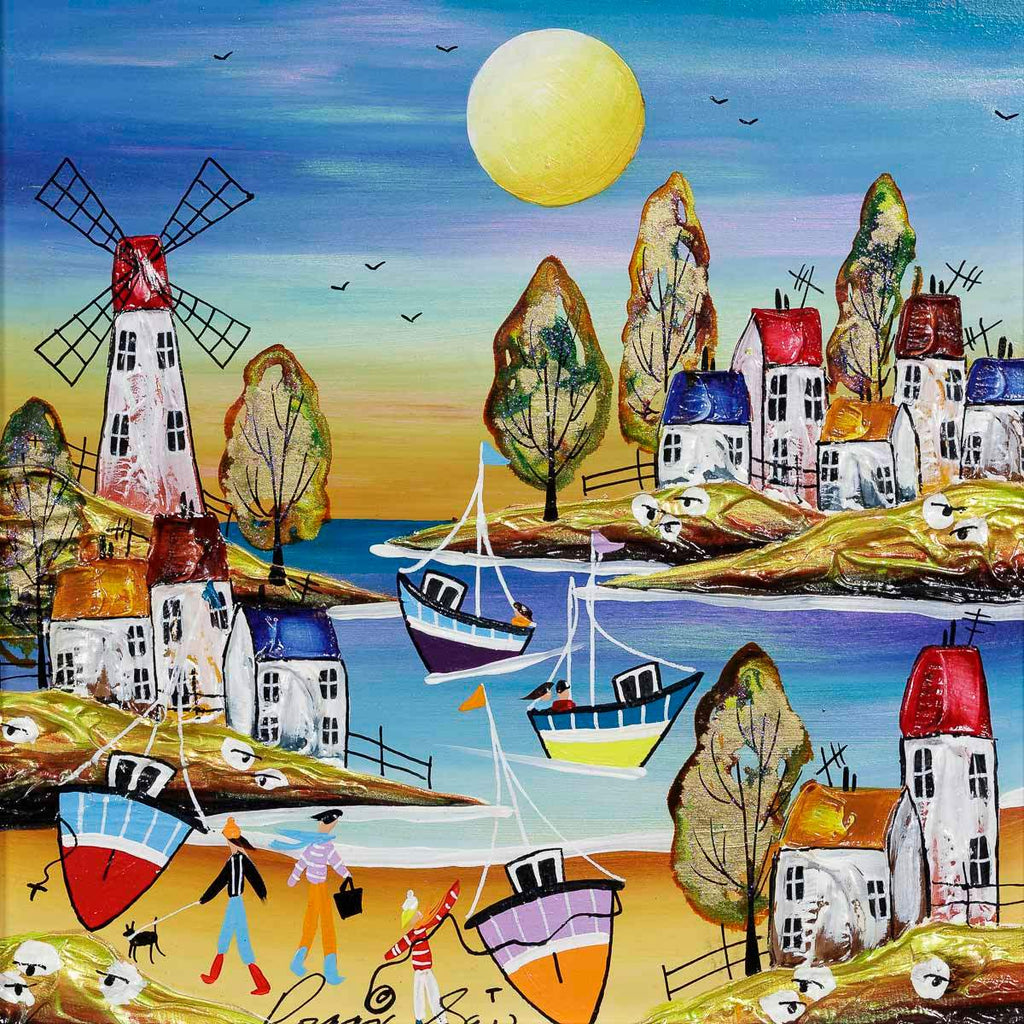 Happiness Is A Beach Day - Original - SOLD