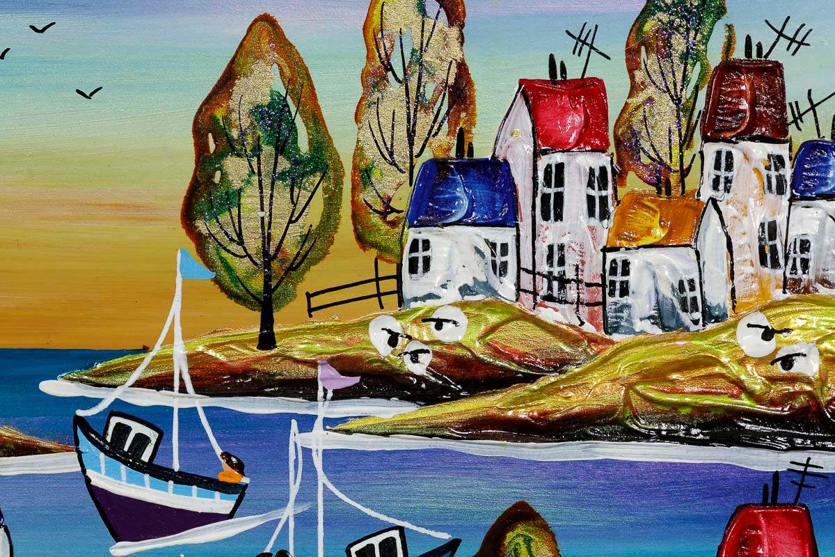 Happiness Is A Beach Day - Original - SOLD