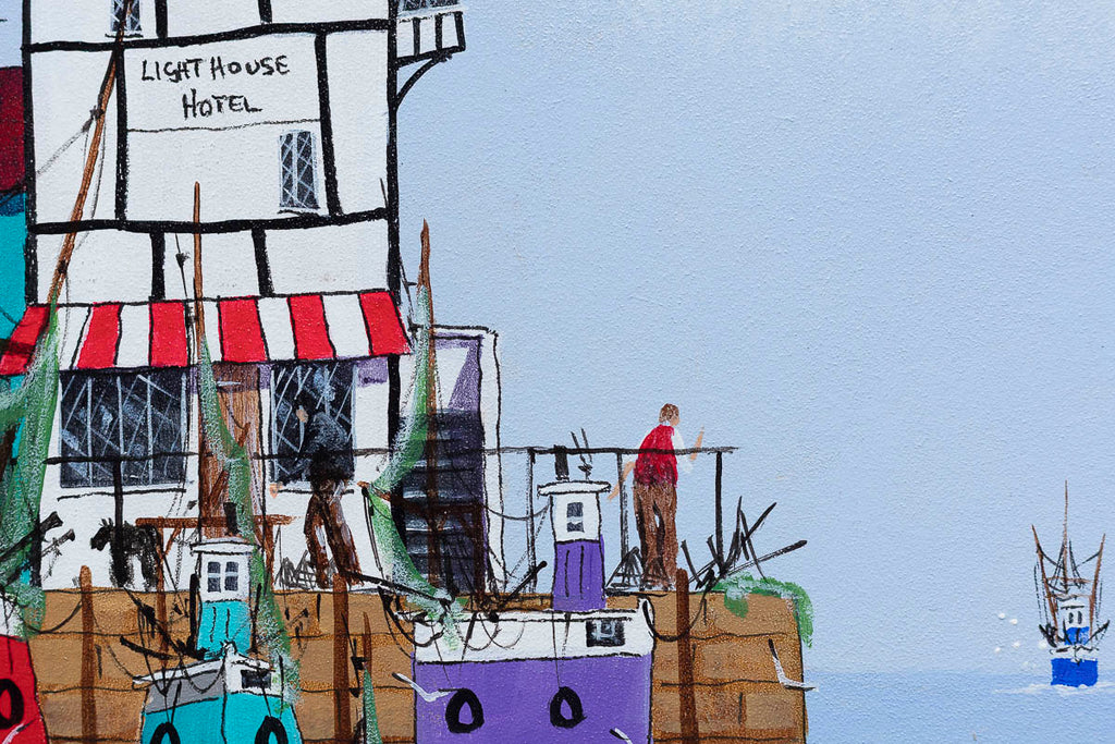 Harbour At Low Tide - Original