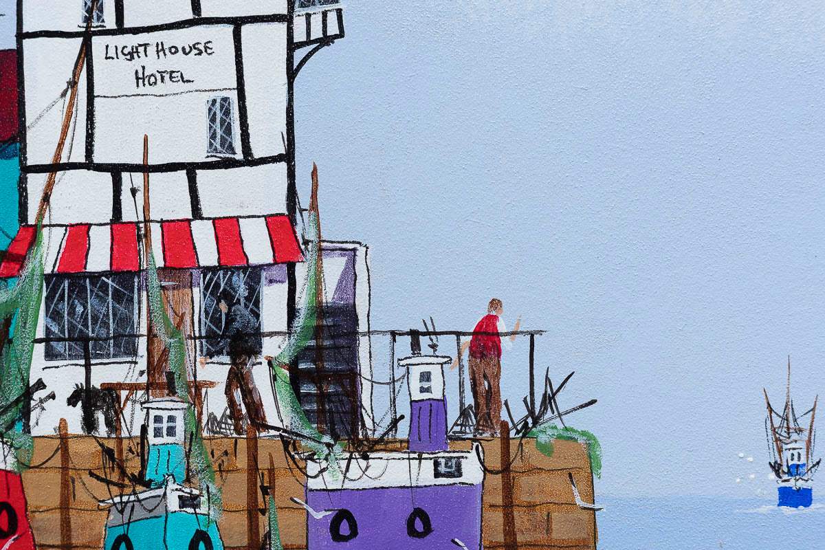 Harbour At Low Tide - Original