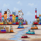 Harbour At Low Tide - Original