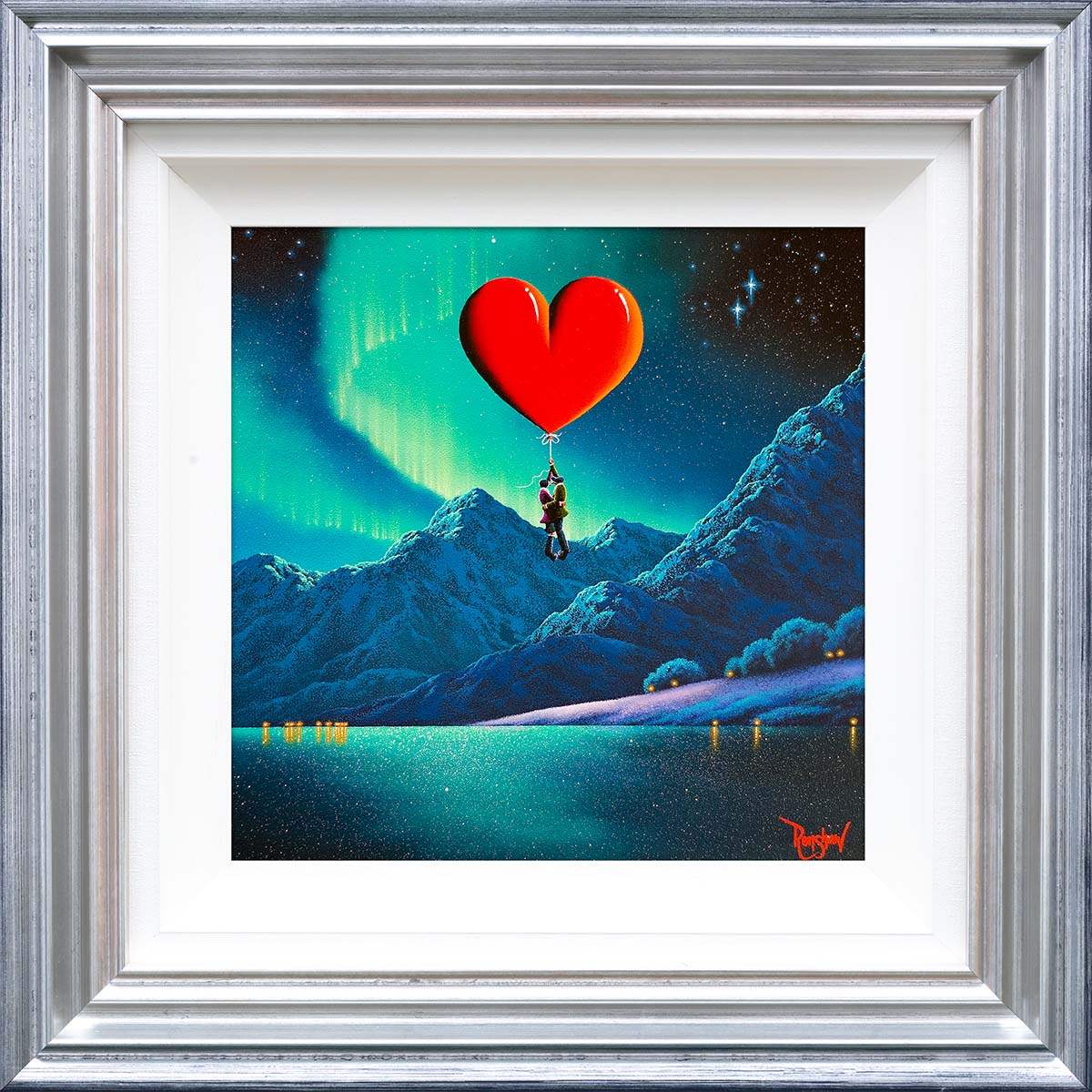 High On Love Under Aurora Skies - Original - SOLD