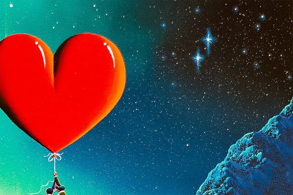 High On Love Under Aurora Skies - Original - SOLD
