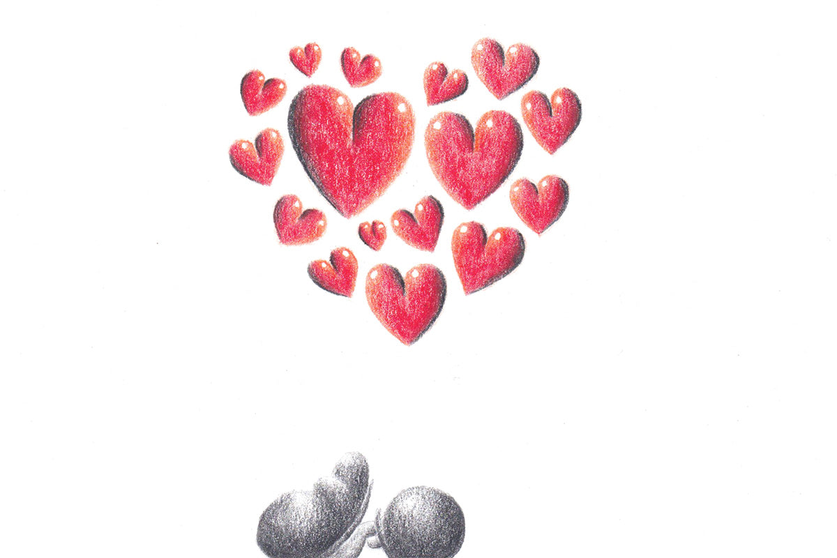 Hugs And Kisses - Original Sketch