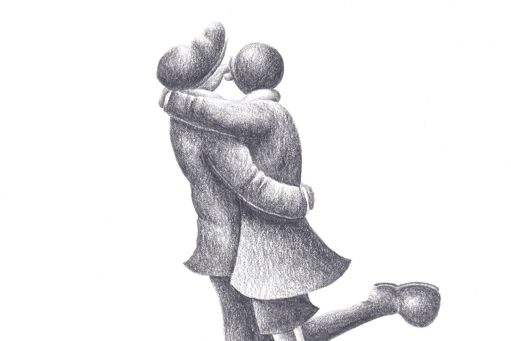 Hugs And Kisses - Original Sketch