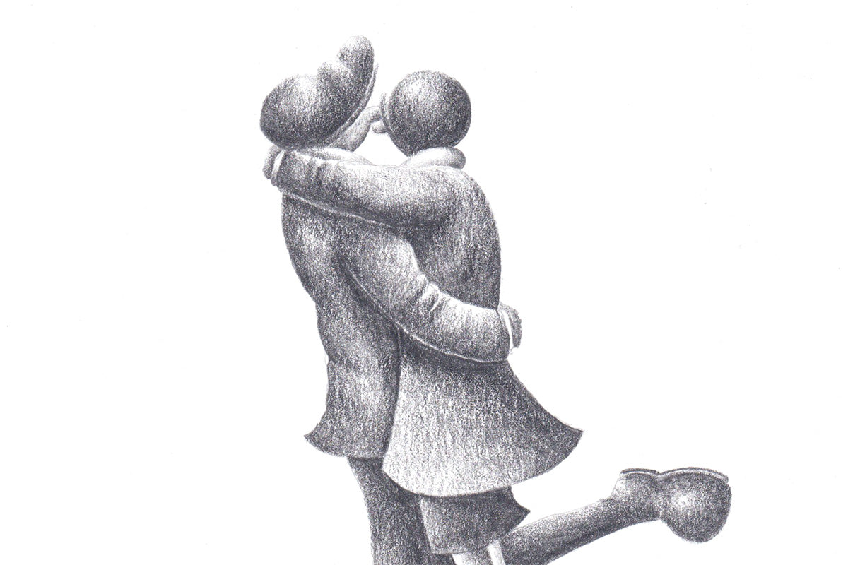 Hugs And Kisses - Original Sketch