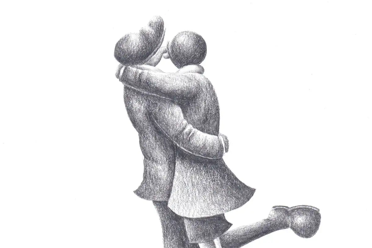 Hugs And Kisses - Original Sketch - SOLD