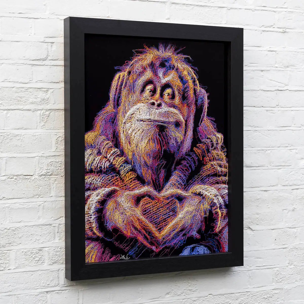 I Heart You - Original by Zalini – Wyecliffe Original Art
