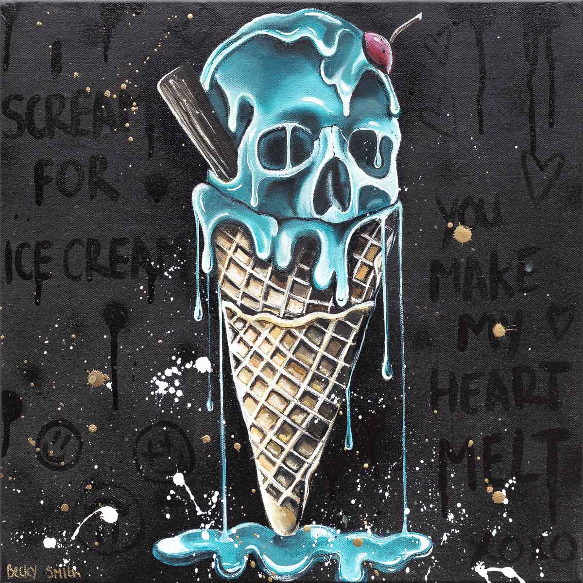 I Scream For Ice Cream - Original - SOLD