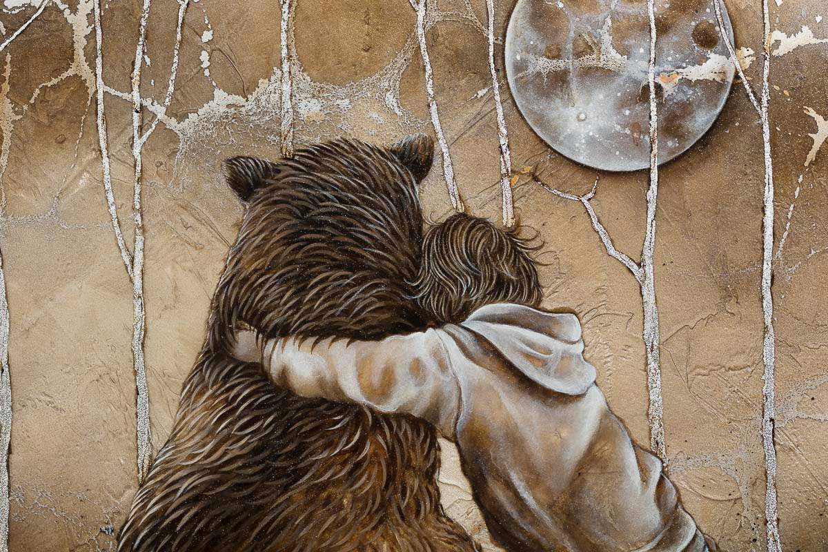 I'll Stay There Forever - Original - SOLD by artist Kerry Darlington - Wyecliffe Galleries