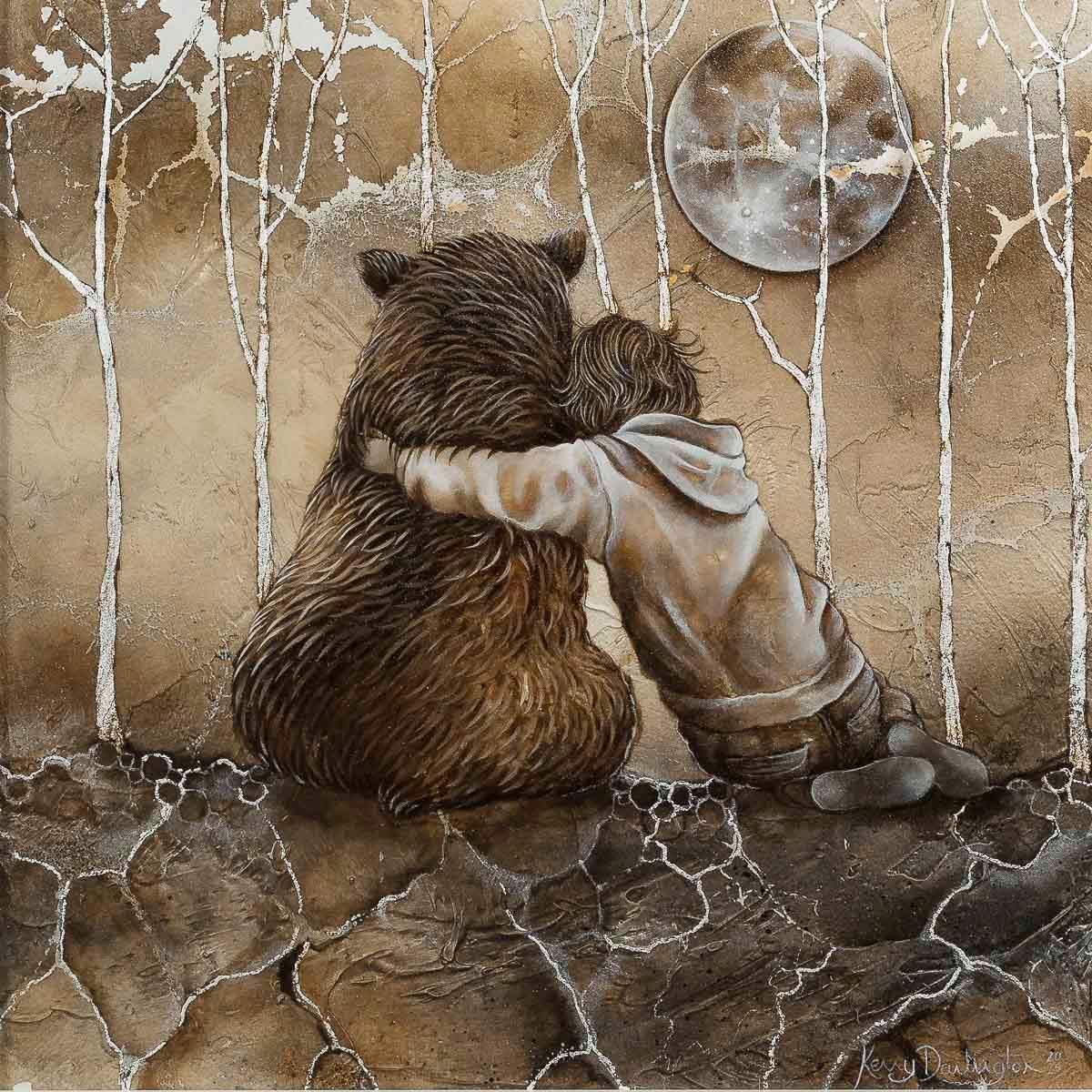 I'll Stay There Forever - Original - SOLD by artist Kerry Darlington - Wyecliffe Galleries