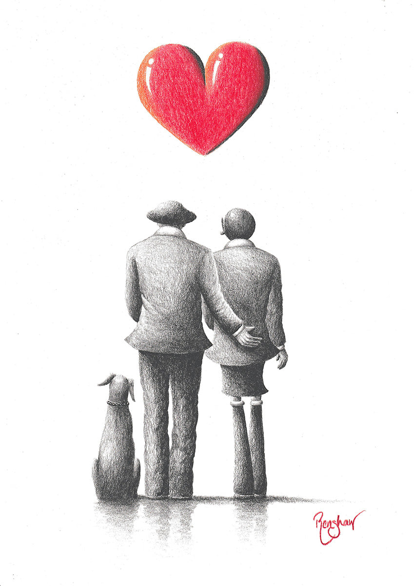 Just The Three Of Us - Original Sketch