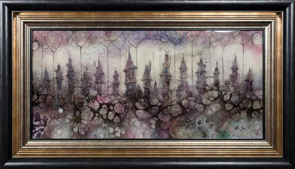 Knick-Knack Alley - Original by artist Kerry Darlington - Wyecliffe Galleries