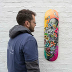 Life’s Better With A Smile – Original Skate Deck - SOLD by artist Becky Smith - Wyecliffe Galleries