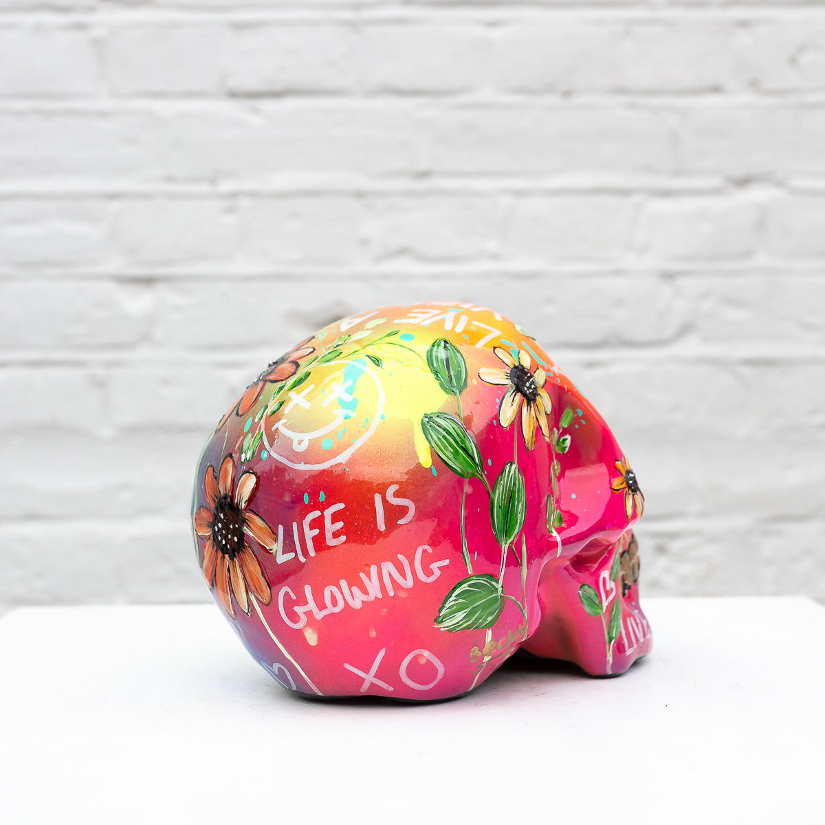 Live A Vibrant Life - Original Sculpture