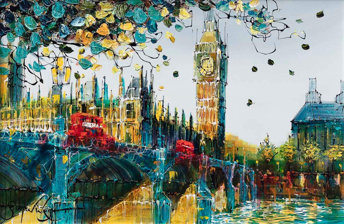 London's Morning Glow - Original