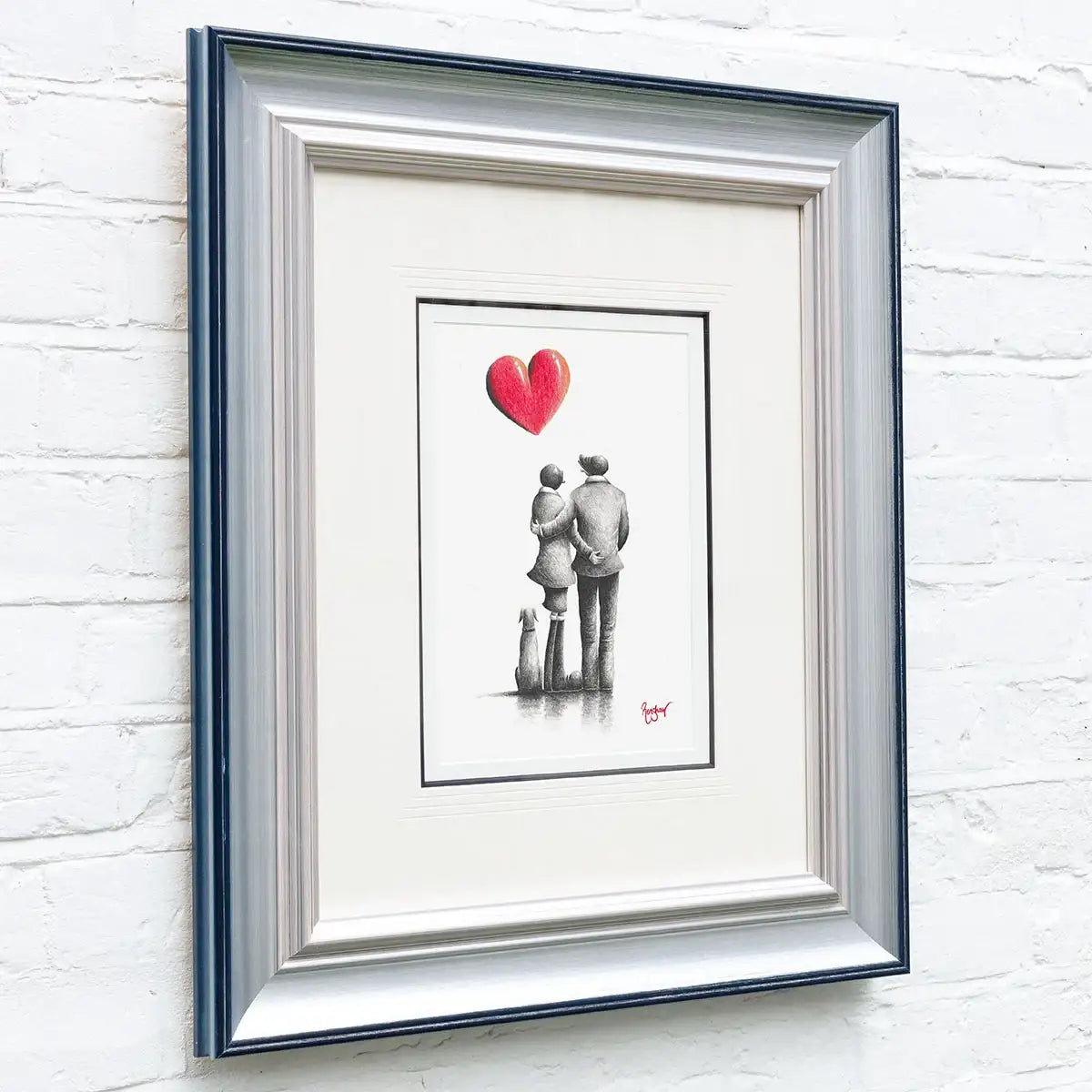 Love, Laughter And Paw Prints - Original Sketch