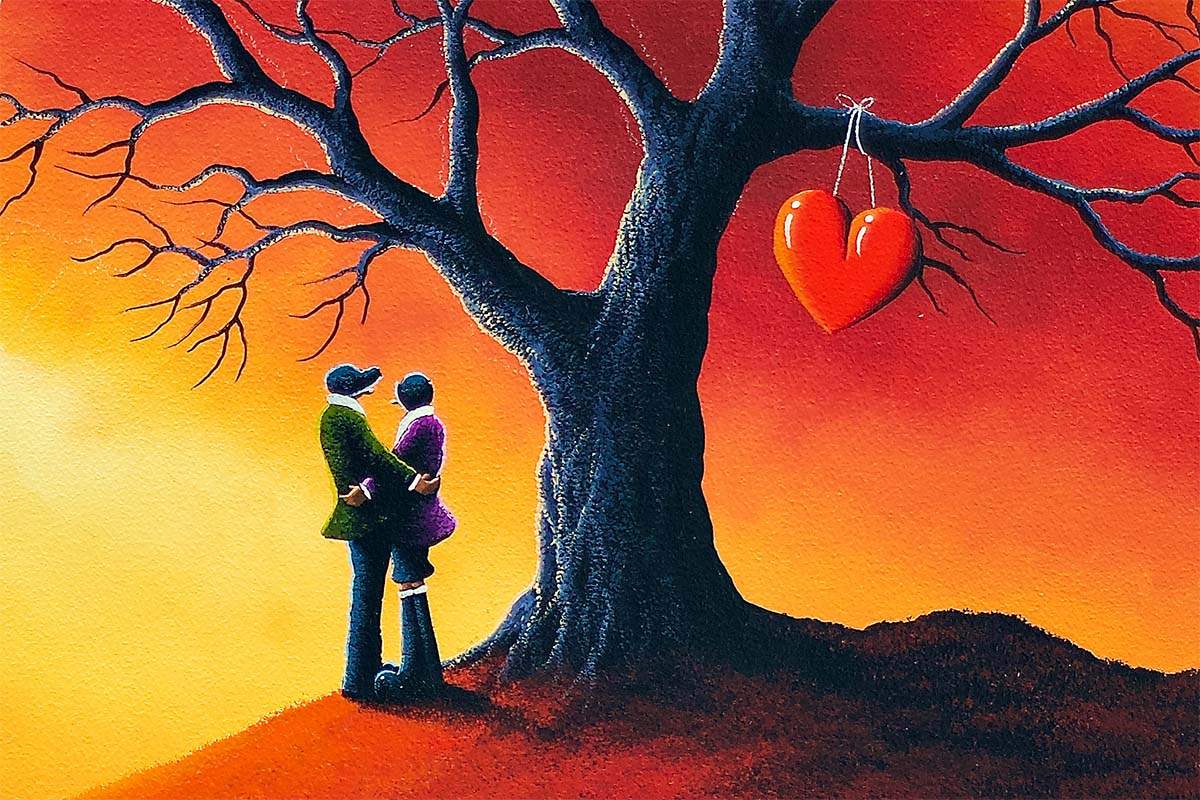 Loving Vibes And Golden Skies - Original - SOLD