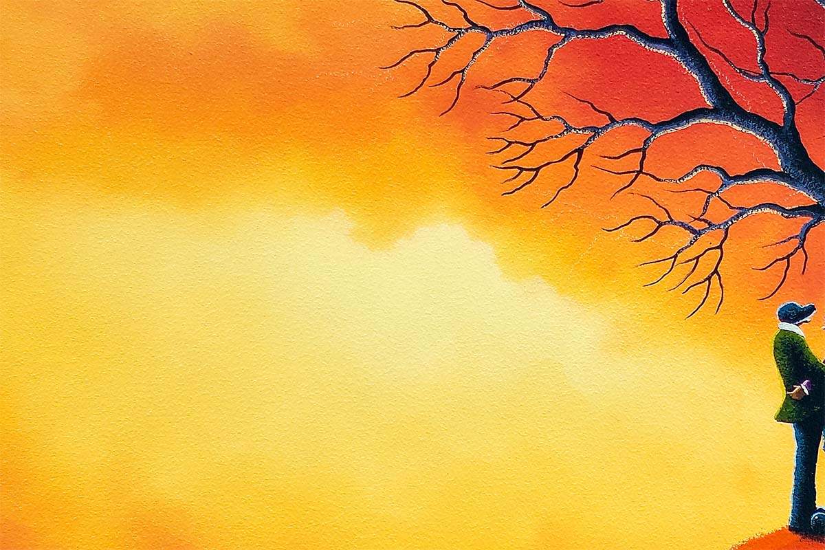 Loving Vibes And Golden Skies - Original - SOLD