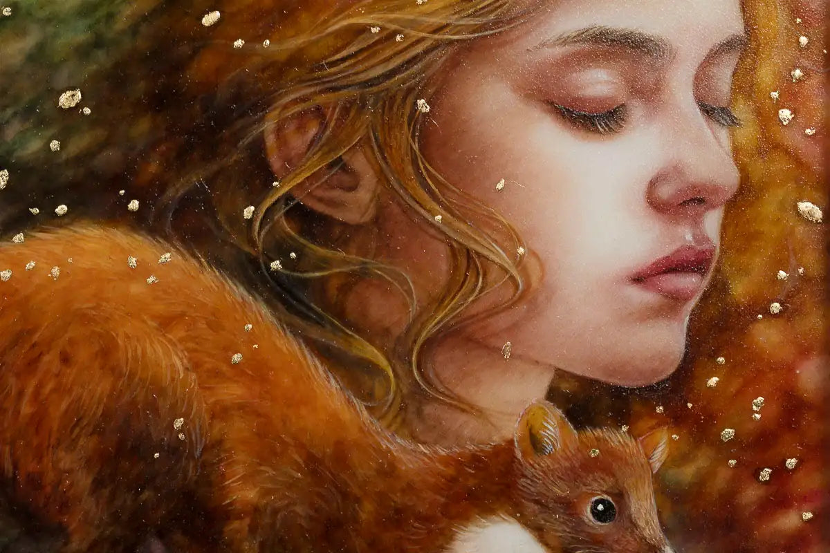 Lyra and Will - Original SET - SOLD by artist Kerry Darlington - Wyecliffe Galleries