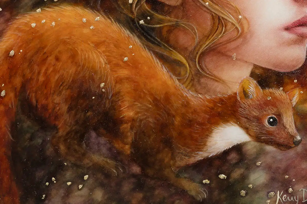 Lyra and Will - Original SET - SOLD by artist Kerry Darlington - Wyecliffe Galleries