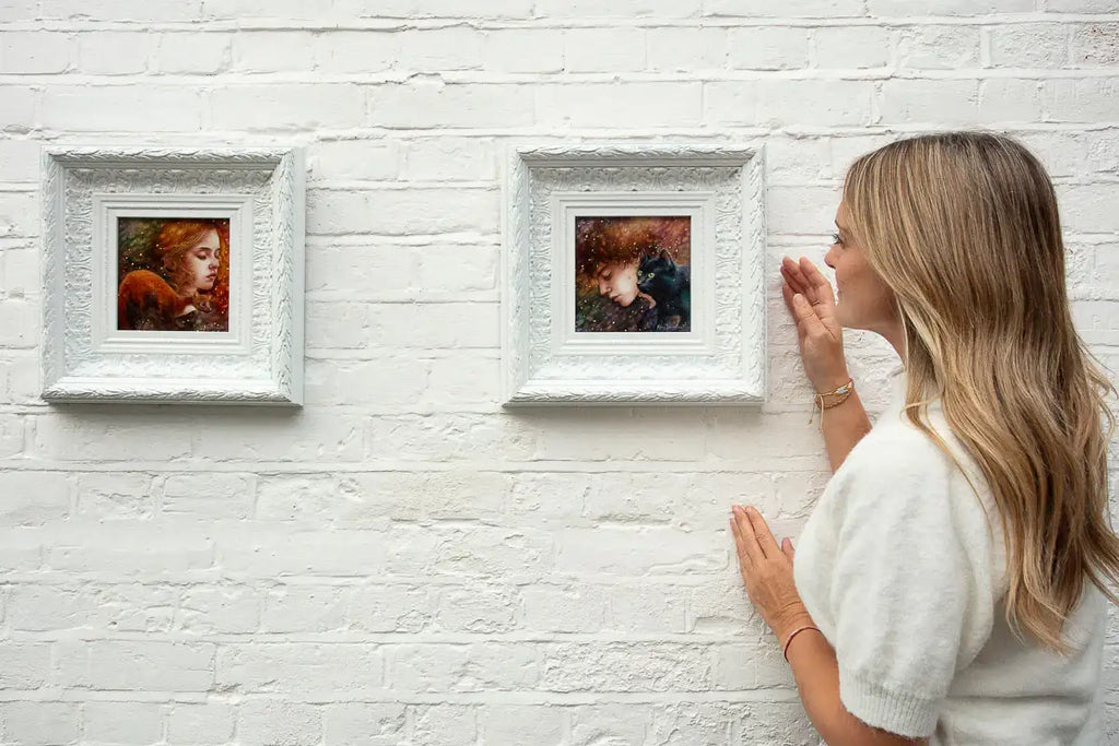 Lyra and Will - Original SET - SOLD by artist Kerry Darlington - Wyecliffe Galleries