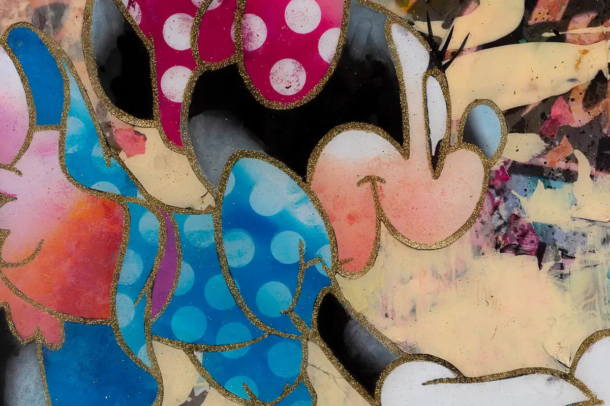 Mickey And Minnie - Original - SOLD