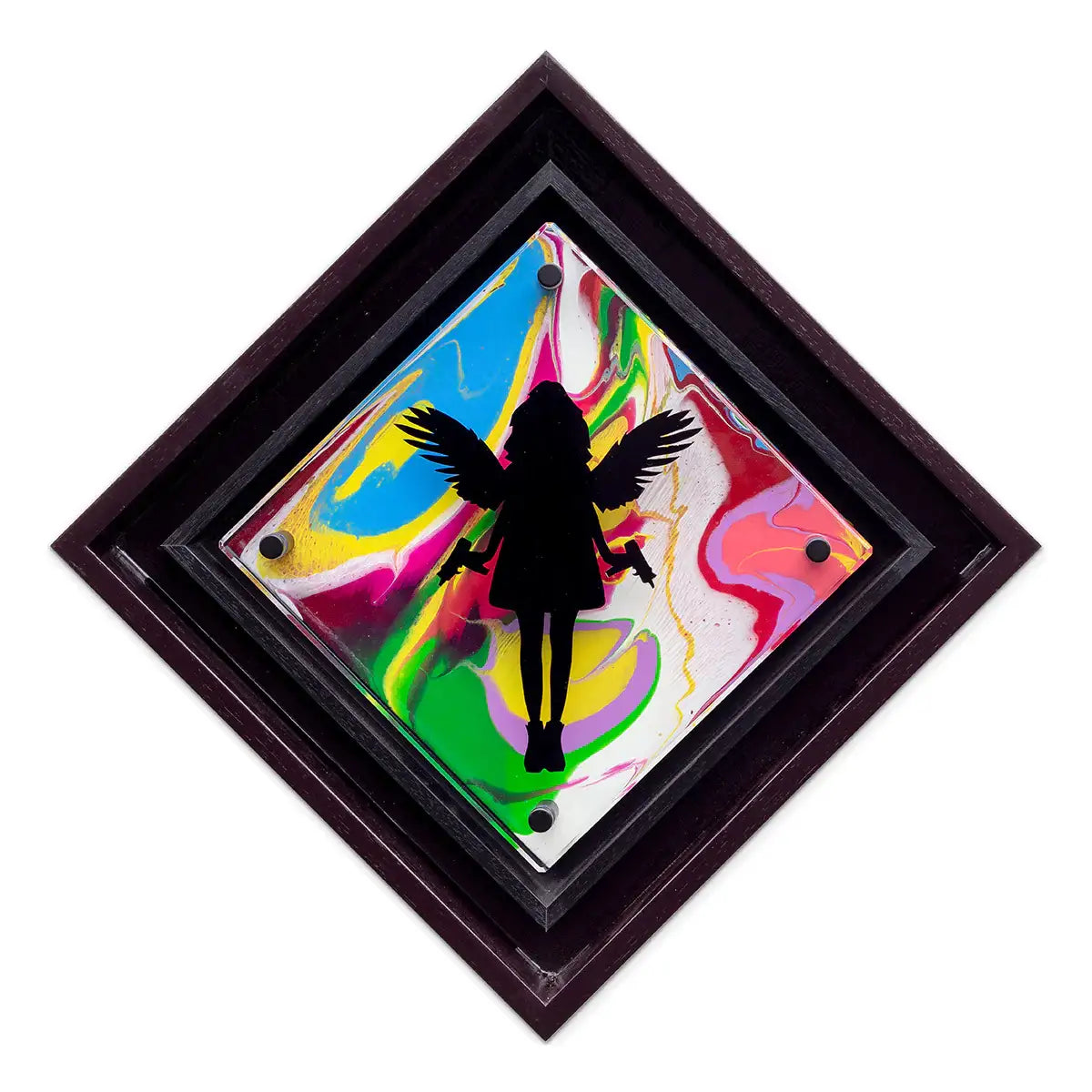Micro Mixer: Angel Cake (Paint Pour) - Original - SOLD