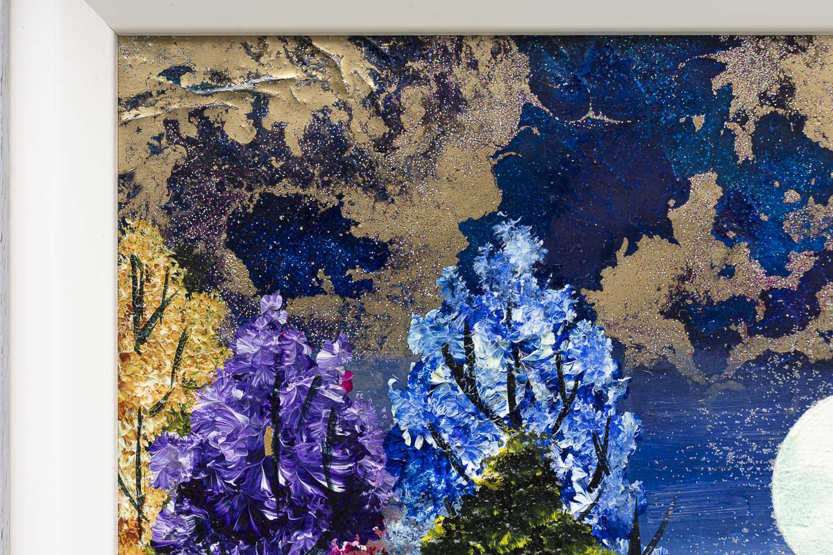 Moonrise Over The Little Hill - Original