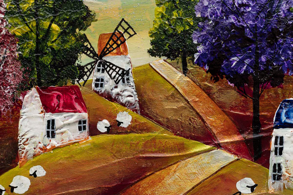 Moonrise Over The Little Hill - Original