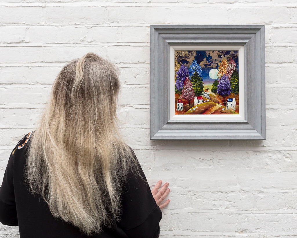 Moonrise Over The Little Hill - Original