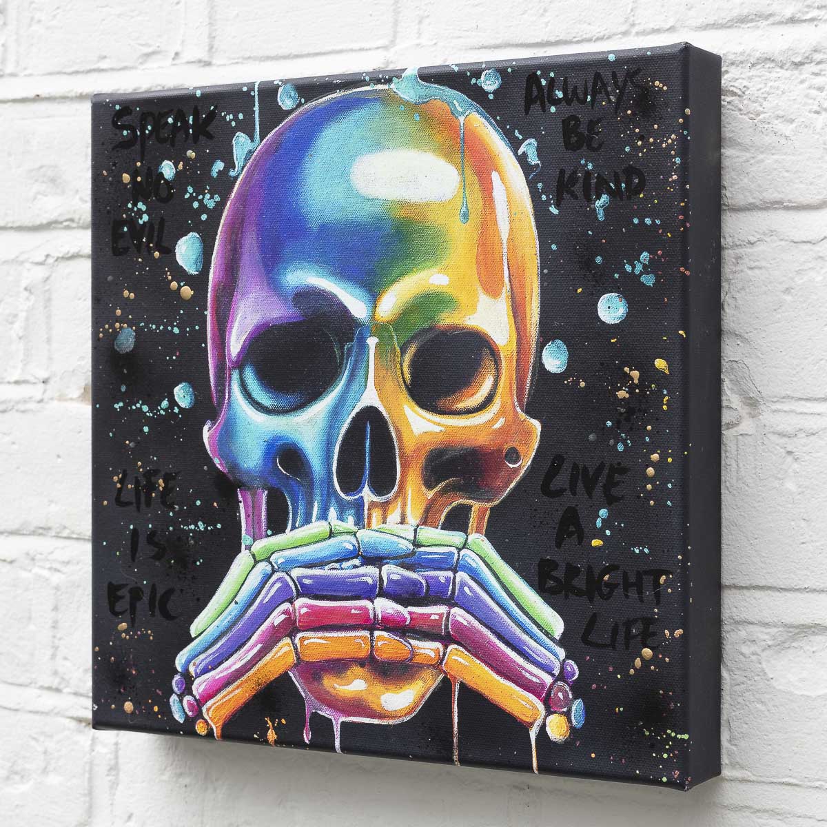 No Evils Triptych - Deluxe Canvas Editions