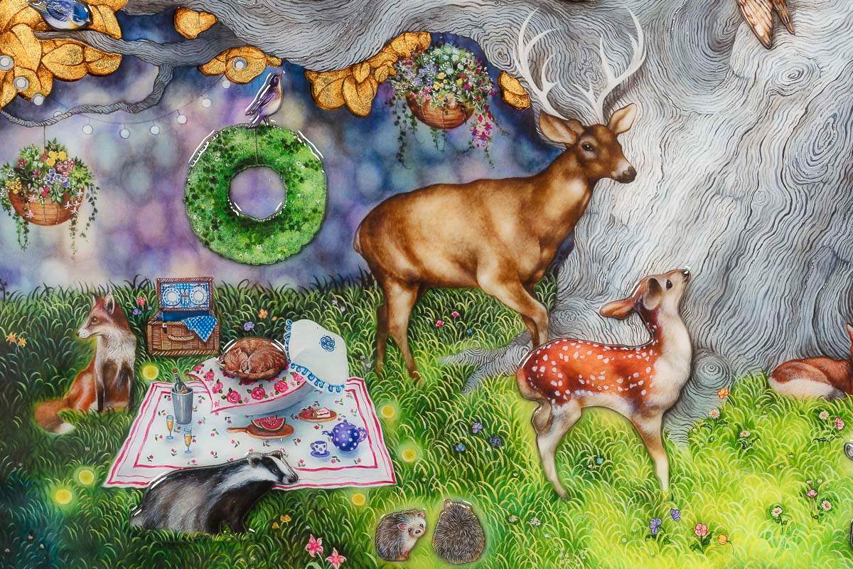 Our Own Little Paradise - Edition by artist Kerry Darlington - Wyecliffe Galleries