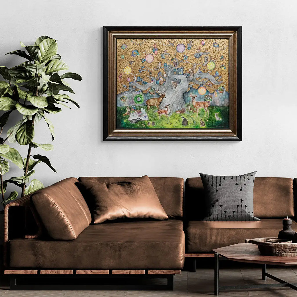 Our Own Little Paradise - Original - SOLD by artist Kerry Darlington - Wyecliffe Galleries