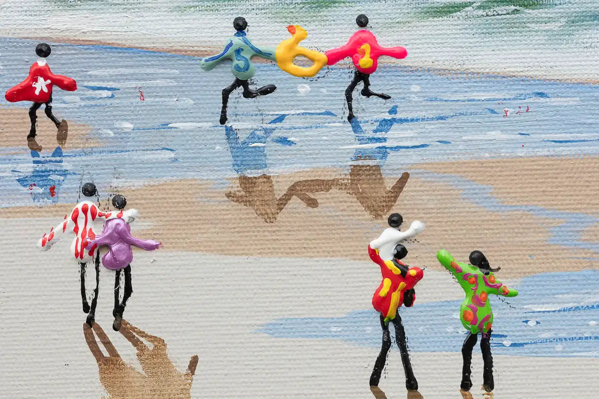 Painted Skies, Endless Vibes - Original by artist Paola Cassais - Wyecliffe Galleries